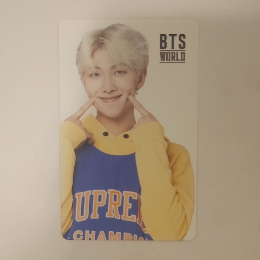 BTS World Official Namjoon (RM) Double Sided Photocard